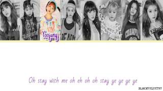 Weki Meki - Stay With Me Color Coded Lyrics [HAN/ROM/ENG]