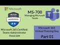 MS 700 Enable Hybrid Work With Microsoft Teams Part 01 Microsoft 365 Virtual Training Day