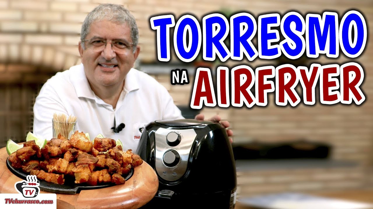 Como Fazer Torresmo na Airfryer - Tv Churrasco