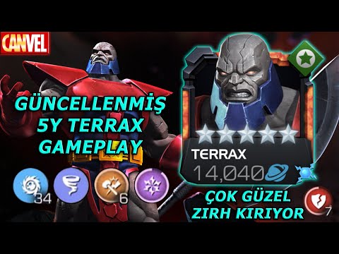 5-STAR TERRAX BUFF GAMEPLAY | ARTIK ZIRH KIRMALARI VE HASARI ÇOK ETKİLİ !!! - MCOC