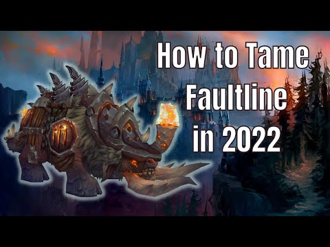 WoW How to Tame Faultline in 2022 (Secret Route)