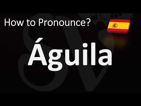 How to Pronounce Eagle (Águila) in Spanish