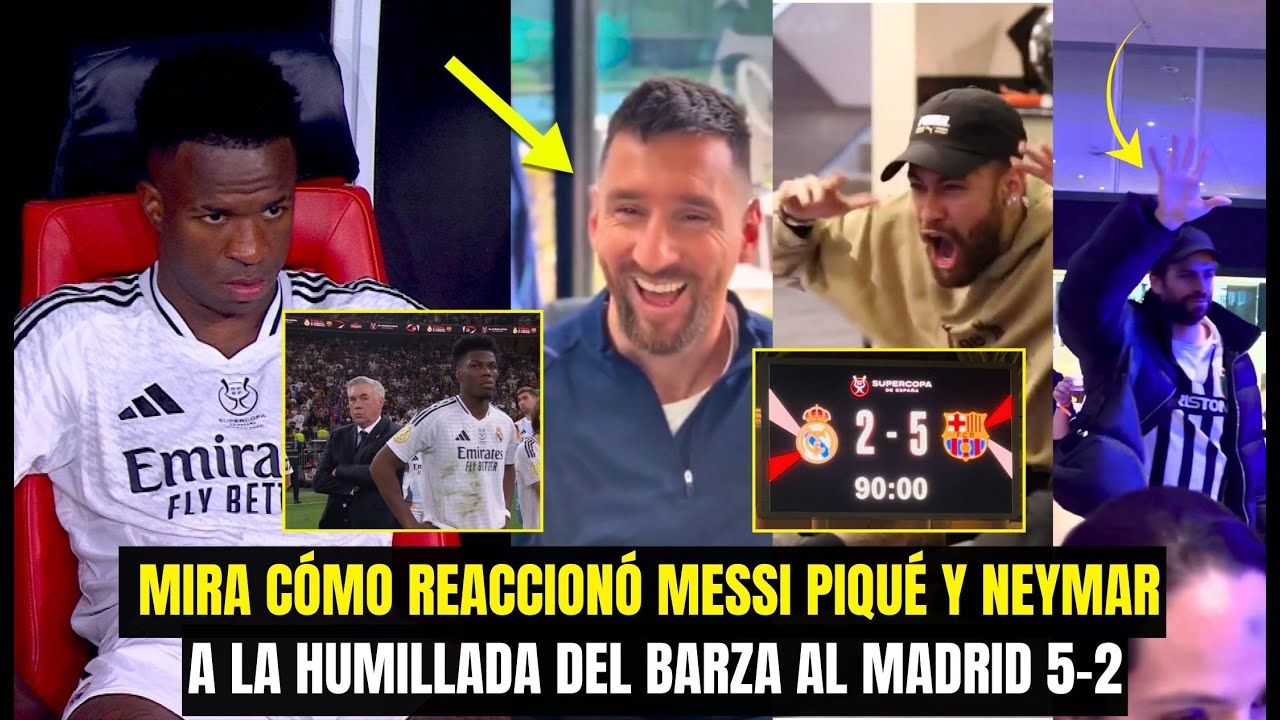 MIRA COMO MESSI, PIQUÉ Y NEYMAR SE BURLARON DEL MADRID EN SU CASA POR HUMILLADA 5-2 DEL BARZA