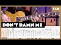 Don't Damn Me Guns N’ Roses Cover | Guitar Tab | Lesson | Tutorial