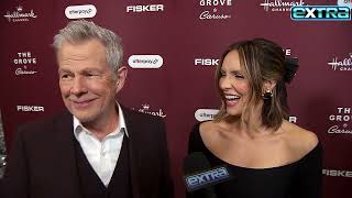 Katharine McPhee &amp; David Foster on HOLIDAY Traditions with Son Rennie (Exclusive)