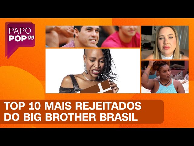 Quais foram os participantes com maior rejeição de todas as edições do Big Brother Brasil?