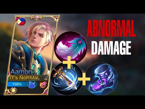 ITEMS FOR AAMON ATTACK SPEED USING FEATHER OF HEAVEN+BURSEKAR FURY!!AAMON BEST BUILD 2022 #MLBB