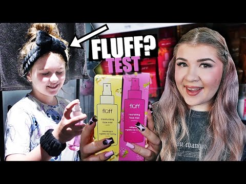 OLIWIA TESTUJE NOWE KOSMETYKI DO PIELĘGNACJI TWARZY 💜 ZGODZIŁAM SIĘ NA FLUFF ?!