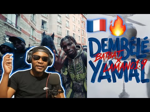 FRENCH RAP REACTION 🇫🇷| BATBAT FT LA MANO 1.9 - DEMBELE & YAMAL (CLIP OFFICIEL)🔥