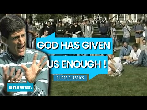 Cliffe Knechtle | God Has Given All Of Us Enough To Believe In Him! | Give Me an Answer