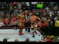 Triple H Goes After Lilian Garcia WWE RAW 2004