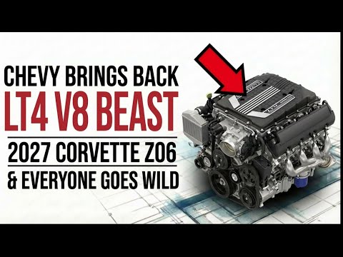 Chevy CEO Unveils MONSTER LT4 V8 for the 2027 Corvette Z06