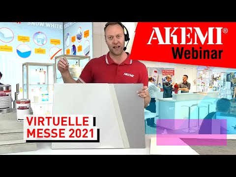 Virtuelle Messe 2021 - Webinar: Sichtfugen im Außenbereich, Keramikreparatur, großflächig verkleben