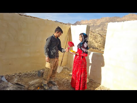 A Birthday Surprise for Halimeh! 🎂 Flowers and a Finished House in the Mountains ❤️