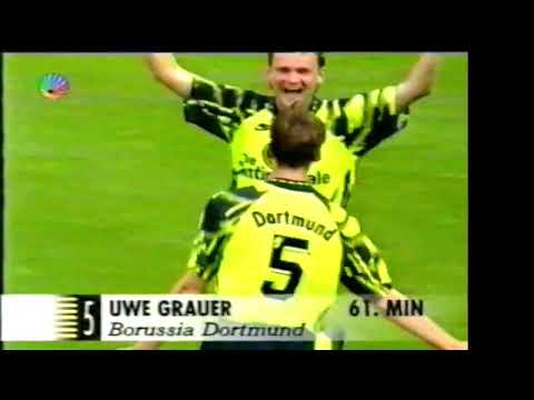 1992/93 season - Matchday 33: Borussia Dortmund - Bayer 04 Leverkusen