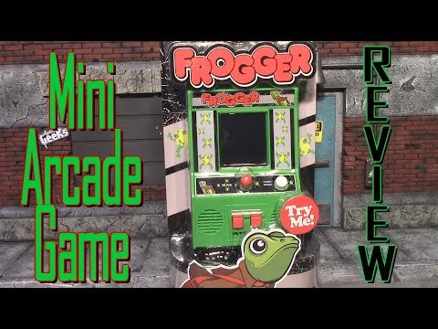 Frogger Mini Arcade Game Unboxing & Review