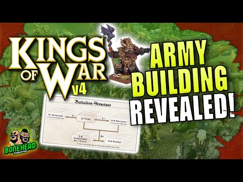 NEW Army Building Rules Revealed for Kings of War 4th Edition!
