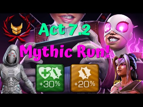 Act 7.2 Mythic Run! Top 5 Fastest Times! Gwenmaster! - Marvel Contest of Champions!