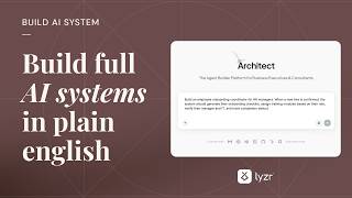 Builds Full Agentic App From One Prompt | Architect
