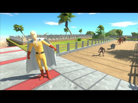 ONE PUNCH MAN SAITAMA OASIS DEATH RUN - Animal Revolt Battle Simulator