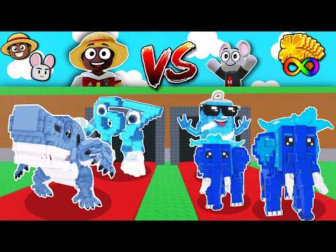 PIZÃO x LARRYZINHO SÓ COM BRAINROTS AZUIS NO ROUBE O BRAINROT!