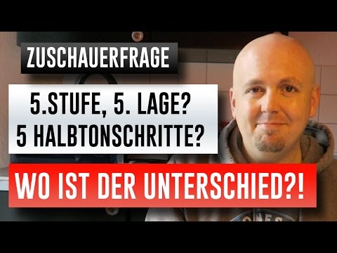 Gitarre Theorie Unterricht - Musiktheorie Gitarre lernen - Stufen, Lagen, Tonschritte