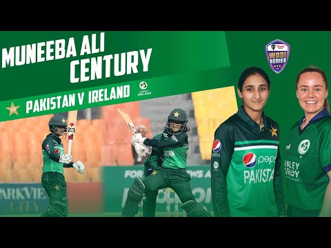 Muneeba Ali's Maiden ODI Century | Pakistan Women vs Ireland Women | 1st ODI 2022 | PCB | MW2T