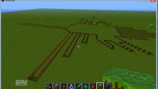 【Minecraft】ナスカの地上絵を描いてみた
