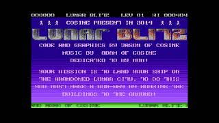 ATARI XL / XE =+ LUNAR BLITZ += IN MEMORY OF JASON KELK