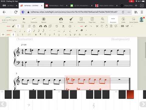 Markieren-Kopieren-Verschieben in noteflight