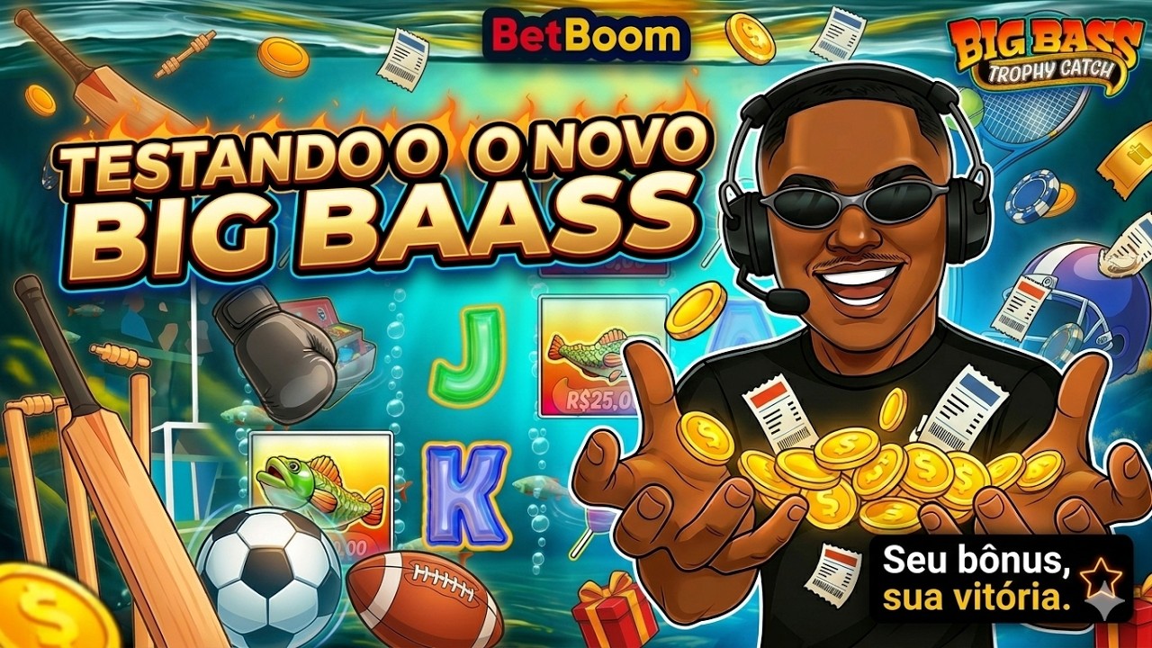TESTANDO O NOVO BIG BASS (BIG BASS TROPHY CATCH)
