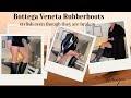 Bottega Veneta Gummistiefel Verkrümeln Sich Gummistiefel