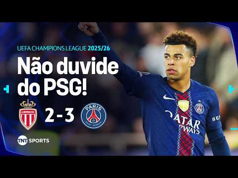 Gols e lances de Monaco x PSG