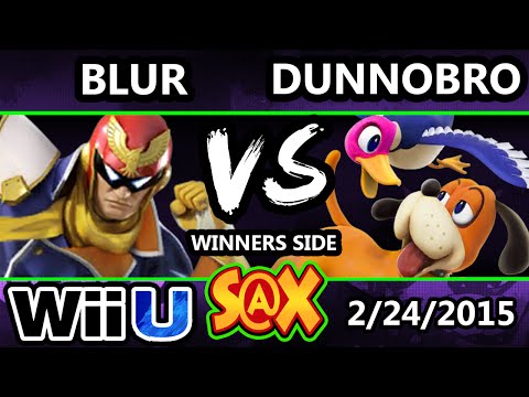 s@x - Blur (Captain Falcon) Vs. Dunnobro (Duck Hunt) SSB4 Singles Bracket - Smash For Wii U