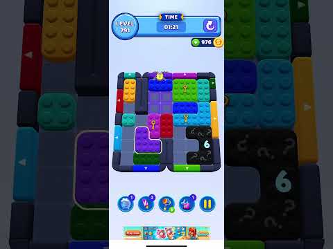 Level 791 colour block jam solved! #colourblockjam #games #level791 #colorblocks