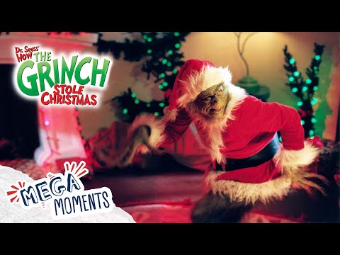 The Grinch Stealing Christmas!🎄| Dr Seuss How The Grinch Stole Christmas | Movie Clip | Mega Moments