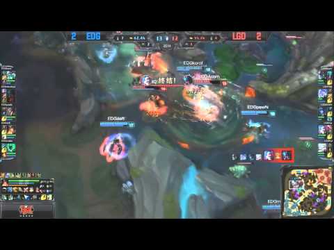 EDG Deft Sivir Pentakill   EDG vs LGD   LPL Final