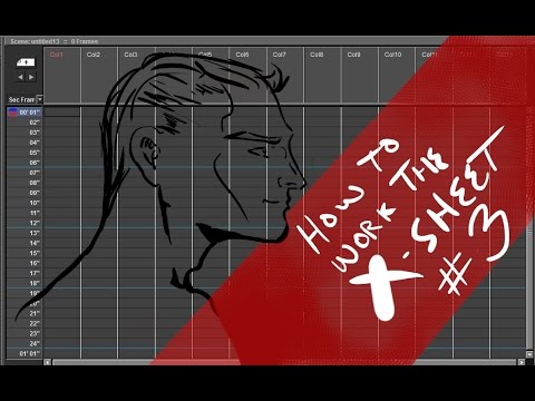 Opentoonz Tutorial - How To Work The X-Sheet 3