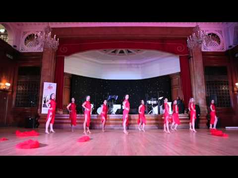 'Silver Screen Diva' by Inspiration 2 Dance ladies performance group at The London Gala Ball 2015