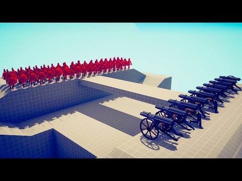 10x GATLING GUN vs EVERY UNIT-Part 1 | TABS - Totally Accurate Battle Simulator
