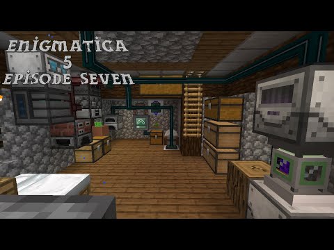 rbPlays Enigmatica 5 :: Episode 7 :: Making Concrete and More XNet Automations