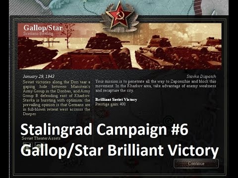 Lets Play: Unity of Command - Soviet Campaign: Gallop/Star - Brilliant Victory (HD)