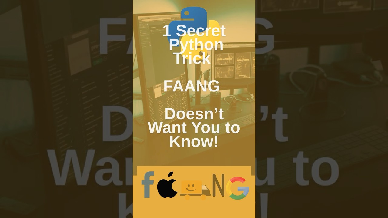 1 Python Trick FAANG Doesn’t Want You to Know! | Coding Interview Secret #LeetCode #python #coding