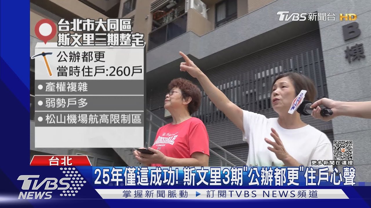 25年僅這成功！斯文里3期「公辦都更」住戶心聲