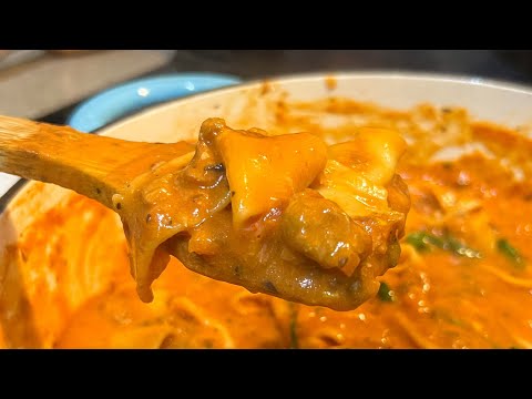 🇮🇹 I'm OBSESSED with this One Pot Vegan Lasagna Soup!