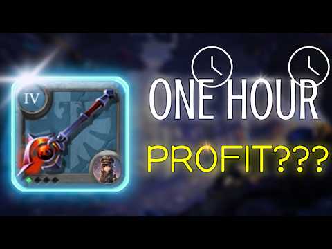 how much PROFIT in ONE HOUR? 4.1 cursed staff build albion online