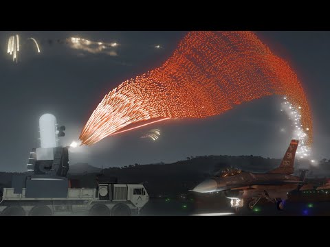 Airfield Attacked at Night! SU-25 Shot Down by C-RAM Defense System - Military Simulation - ArmA 3