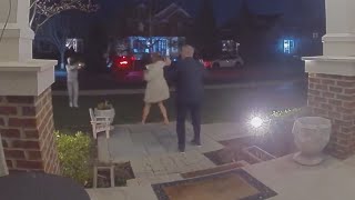 Doorbell camera captures couple being robbed outside Glenview home - WGN News at 6