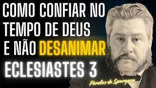 Como CONFIAR no TEMPO de Deus e Não DESANIMAR? ECLESIASTES 3:1