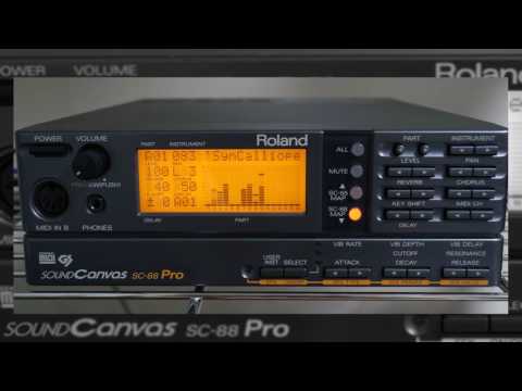 Distortion Guitar Demo - Roland SC-88Pro Sound Canvas Demo - 12DIST_G.mid